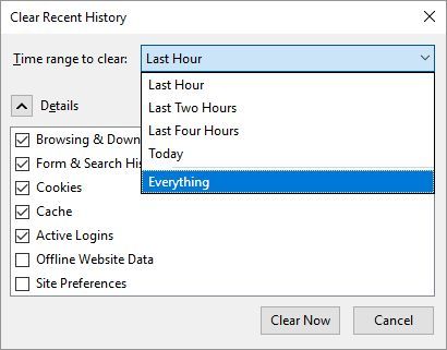 history cleaner firefox for mac